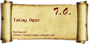 Tatay Oguz névjegykártya